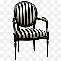 黑白条纹椅子