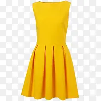 黄色的连衣裙
