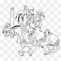 古代集市交易