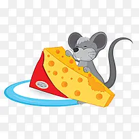 吃奶酪的小老鼠