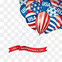 独立日庆祝气球