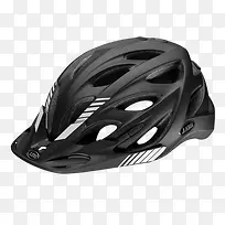 黑色光感装饰自行车头盔装饰图