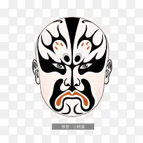 京剧脸谱张苞小桃园