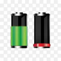 电池充电绿色红色