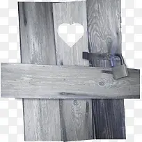 木板小锁