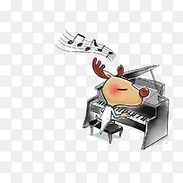 动物也会弹钢琴