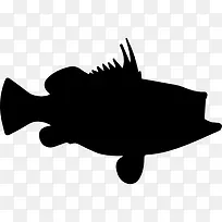 石斑鱼的形状图标