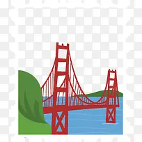 旧金山金门大桥邮票