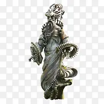 海妖老人铜雕雕塑