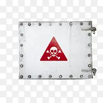 金属工业方形毒物禁止安全提示牌
