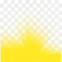 黄色光效放射形式