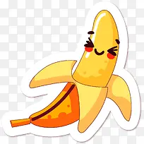 香蕉创意表情元素