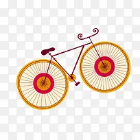 彩绘自行车