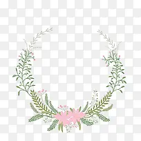 花圈婚礼logo素材图片
