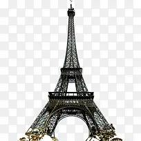 创意摄影著名建筑巴黎埃菲尔铁塔