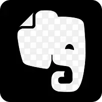 大象Evernote标志社会社