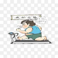 减肥必胜素材