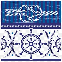 海航舵手蓝色矢量