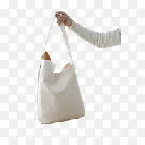 白色手提购物袋