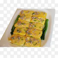 铁板黄金豆腐
