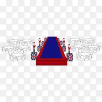 卡通宴席舞台
