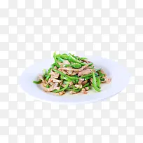 美食食材青椒炒肉丝