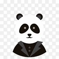 卡通动物大熊猫PNG