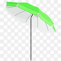 卡通绿色遮阳伞