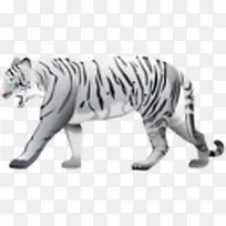 白色的老虎animals-icon-set
