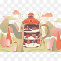 茶壶房子插图