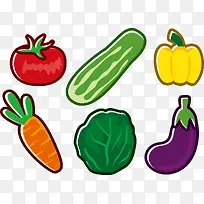 矢量图蔬菜水果
