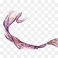 紫色梅花丝巾海报背景