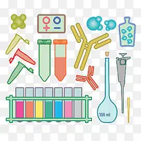 化学实验元素图案
