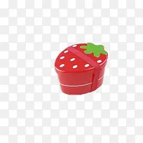 草莓塑胶饭盒