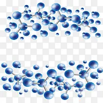 蓝色分子结构