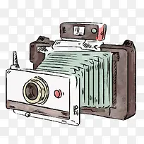 矢量老式照相机