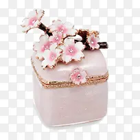 樱花树枝可爱首饰盒