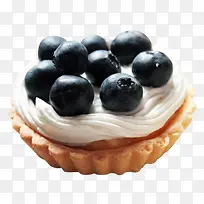 美食甜品蓝莓蛋糕塔