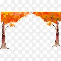 秋季枫树