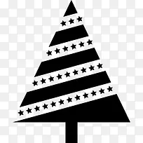 圣诞树的星星图标