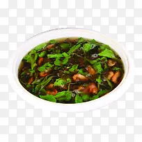 梅干菜河虾汤