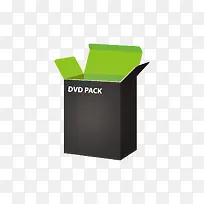 绿色内封DVD光盘盒子