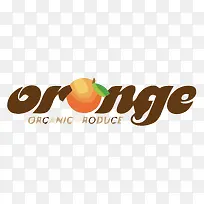 橘子图文logo适量