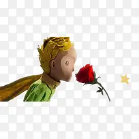 小王子闻玫瑰花
