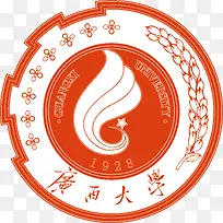 广西大学logo