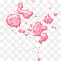 粉色荧光液体