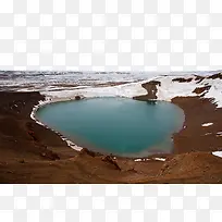 冰岛唯美米湖