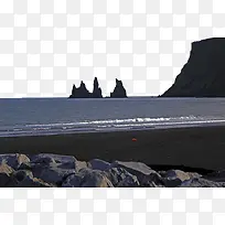 冰岛黑沙滩景区