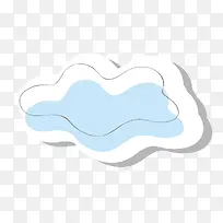 漂浮在空中的云朵