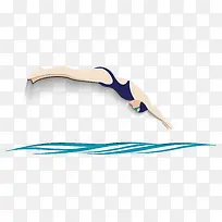 跳水女运动员